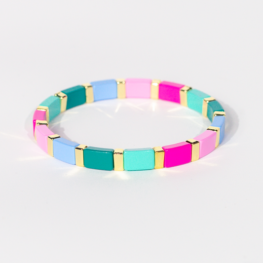 Party Enamel Bracelet | Pastel Blue