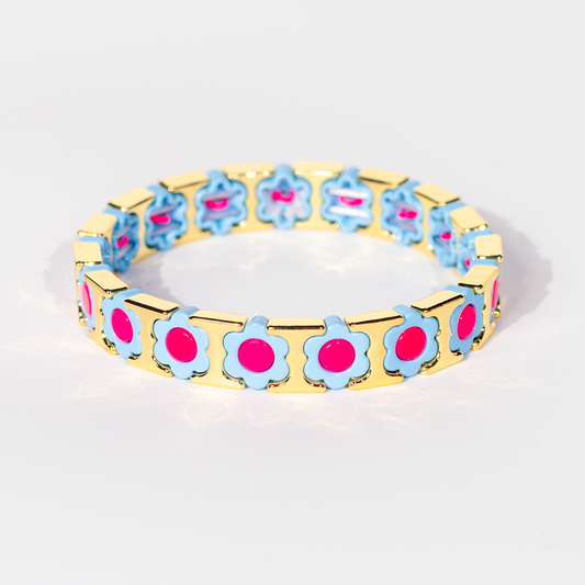 Flower Enamel Bracelet | Pastel & Pop