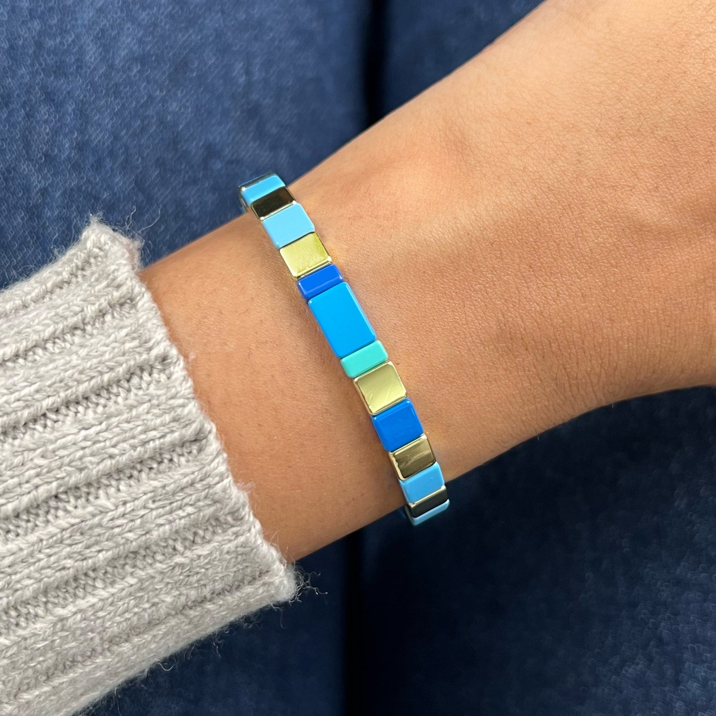 Party Enamel Bracelet | Blue